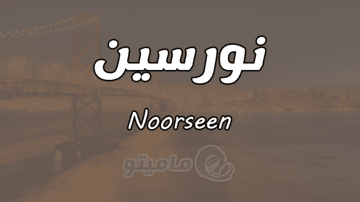 معنى اسم نورسين