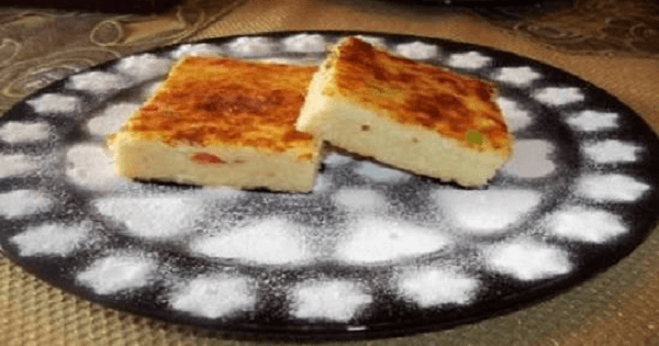 طريقة عمل العزيزية بدون بيض بالصور