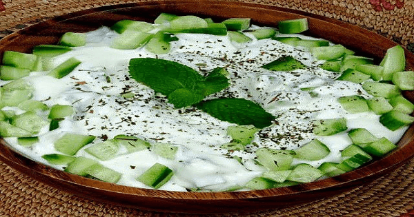 طريقة عمل سلطة الزبادى بالخيار
