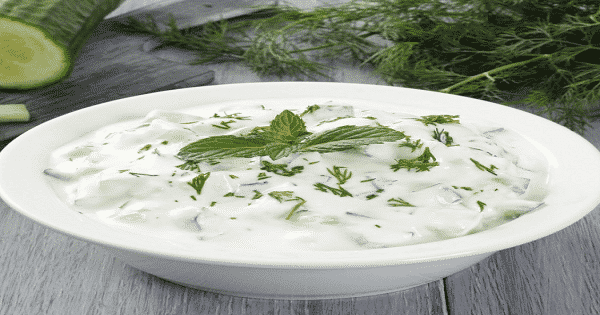 طريقة عمل سلطة الزبادى بالخيار