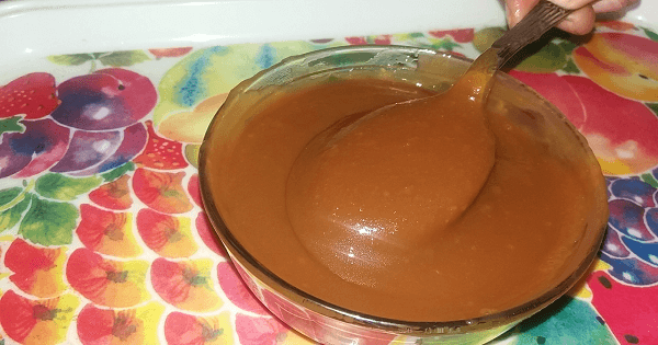 طريقة عمل صوص الكراميل او التوفي بدون قشط