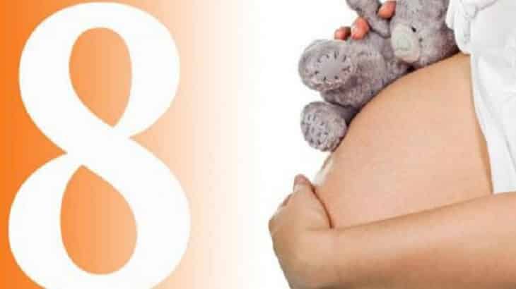 اعراض الشهر الثامن من الحمل بالتفصيل