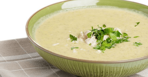 طريقة عمل شوربة الكريمة بالكريمة اللبانى بالصور