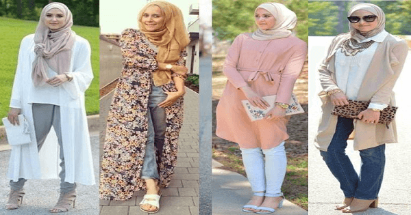 تناسق الوان الملابس مع الطرح للمحجبات