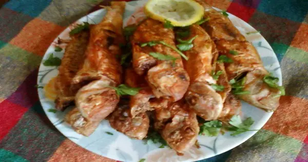 طريفة عمل السمك البربونى المقلى