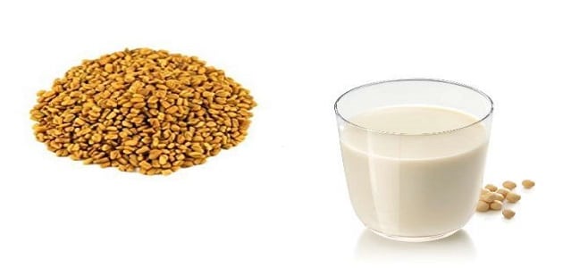 طريقة عمل الحلبة باللبن بالصور