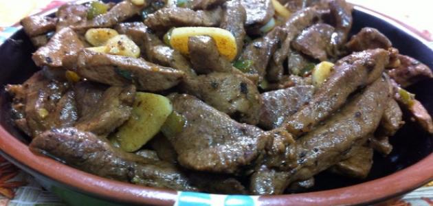 طريقة عمل الكبدة البانية بالدقيق