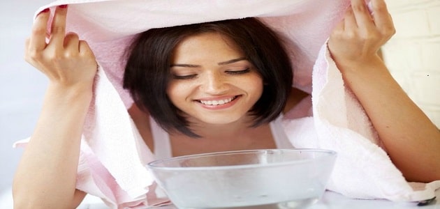 فوائد البخار للبشرة الدهنية