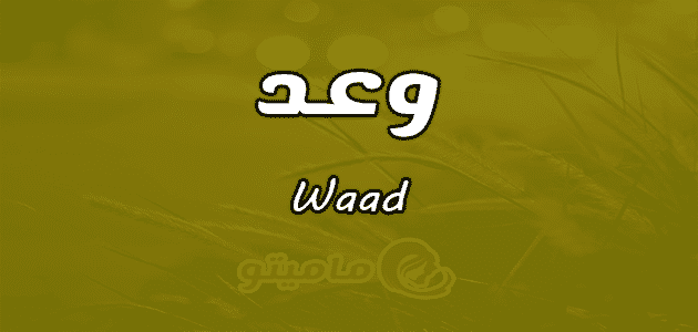 معنى اسم وعد Waad وصفات حاملة الاسم