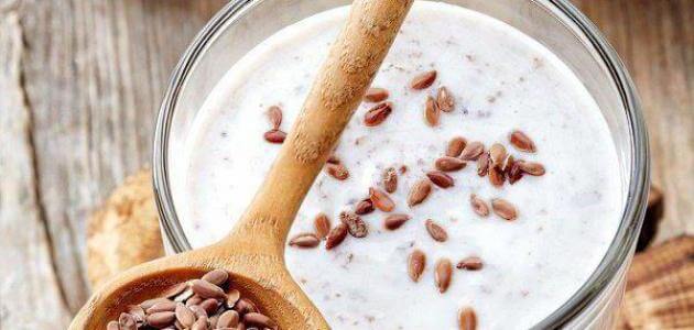 فوائد بذر الكتان مع الزبادي للتنحيف