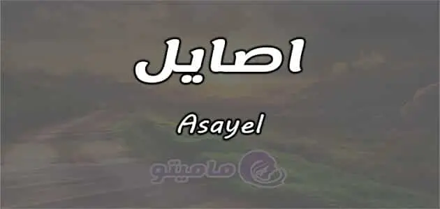 معنى اسم أصايل