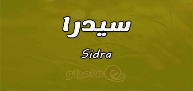 معنى اسم سيدرا Sidra وصفات حاملة الاسم