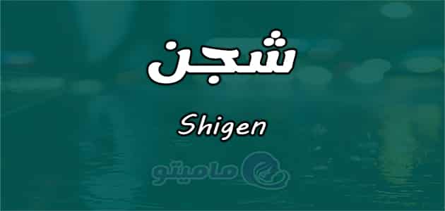معنى اسم شجن