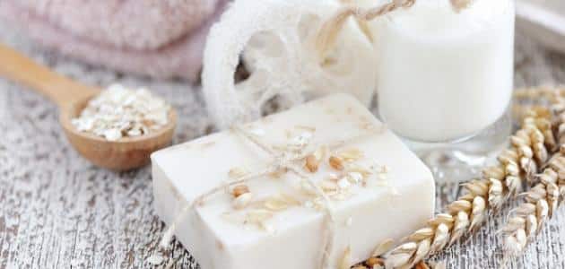 خلطة صابونة دوف مع الحليب لتبييض الجسم