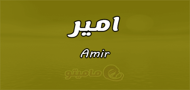 معنى اسم امير