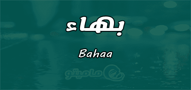 معنى اسم بهاء