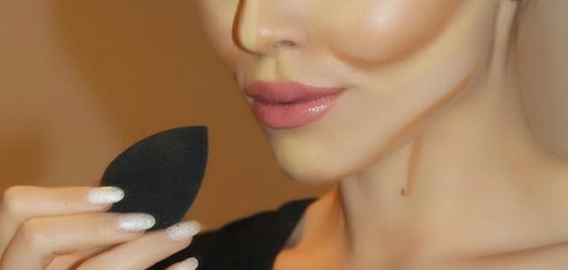 اسهل طريقة لوضع ودمج الكونتور على الوجه