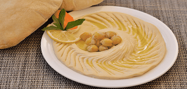 طريقة عمل الحمص لبناني مثل المطاعم