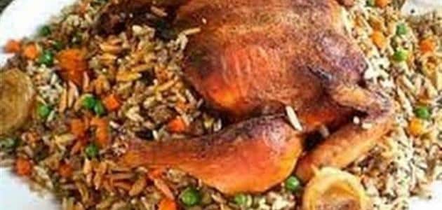 طريقة عمل الفريك بالدجاج